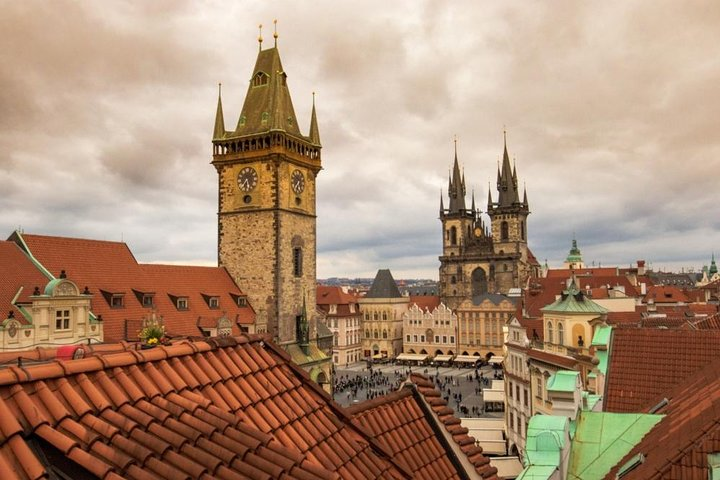 Panoramic view of Prague